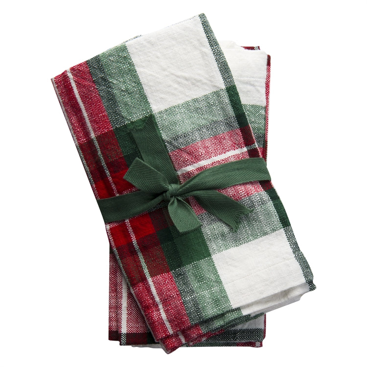 Festive Plaid Napkins