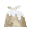 Gold Foiled Christmas Pudding Paper Napkins | Putti Celebrations Canada