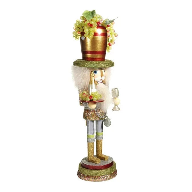 Wine Hat Nutcracker | Putti Christmas