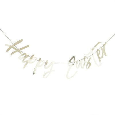 Gold Happy Easter Bunting | Putti Easter Celebrations