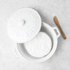 Ceramic Brie Baker & Acacia Wood Spreader Set by Twine | Putti Fine Furnishings