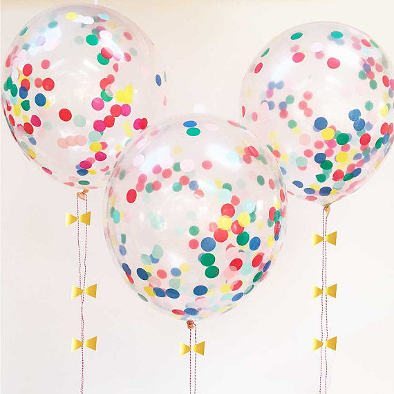 Meri Meri Confetti Balloon Kit - Multicolor Brights, MM-Meri Meri UK, Putti Fine Furnishings