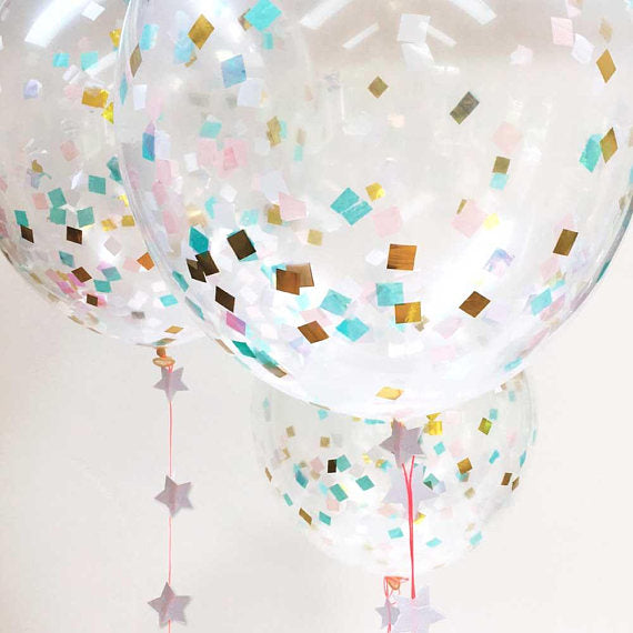 Meri Meri Giant Iridescent Confetti Balloons