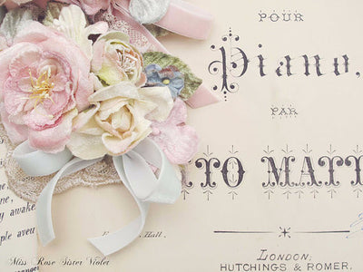 Miss Rose Sister Violet Rose Posy Clip, MRSV-Miss Rose Sister Violet, Putti Fine Furnishings