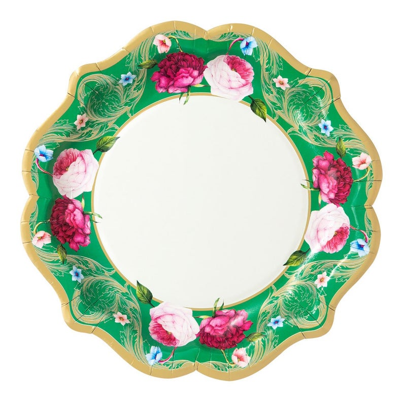 Truly Scrumptious Floral Medium Plates | Putti Party Supplies
