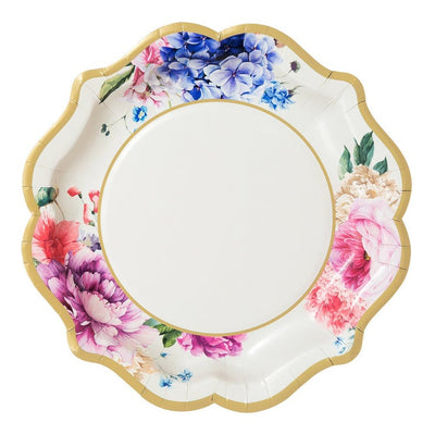 Truly Scrumptious Floral Medium Plates | Putti Party Supplies