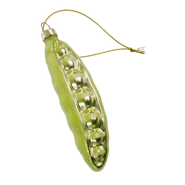 Sweet Pea Glass Ornament | Putti Celebrations