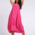 Sleeveless Linen Dress - Fuchsia Pink