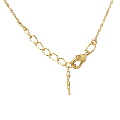 Blue Chalcedony Toledo 18k Gold Plated Necklace