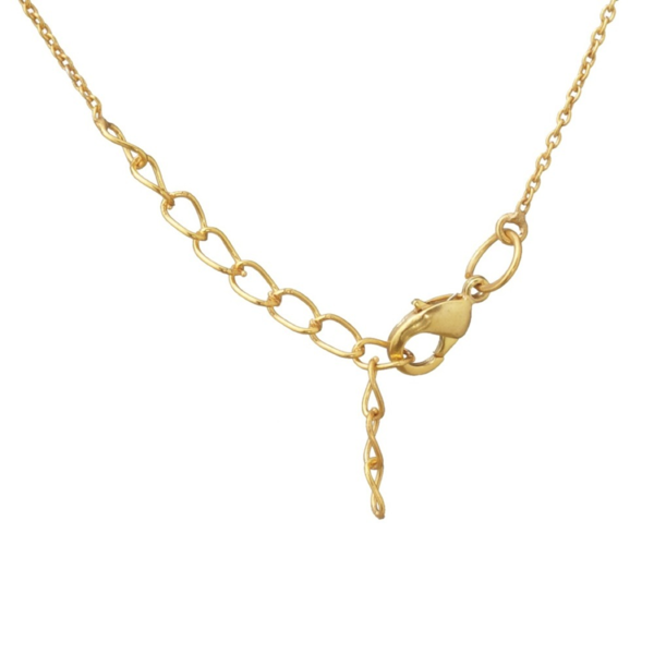 Blue Chalcedony Toledo 18k Gold Plated Necklace