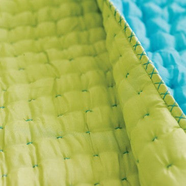 Designers Guild Quilt Chenevard Turquoise & Pistachio, DG-Designers Guild, Putti Fine Furnishings