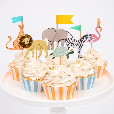 Meri Meri Safari Animal Cupcake Kit