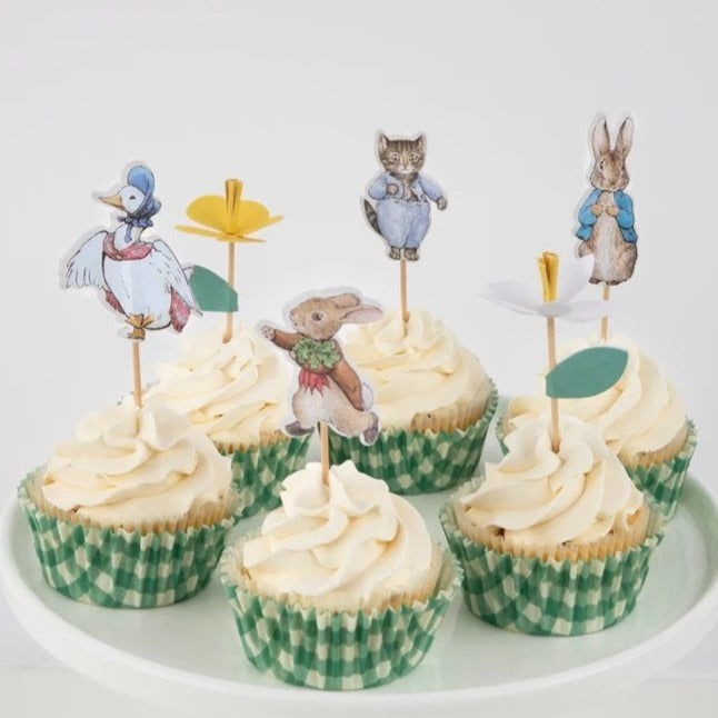 Meri Meri Peter Rabbit in the Garden Paper Cupcake Kit | Putti Party Supplies