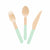 Wooden Cutlery Set - Mint -  Party Supplies - Meri Meri UK - Putti Fine Furnishings Toronto Canada - 1