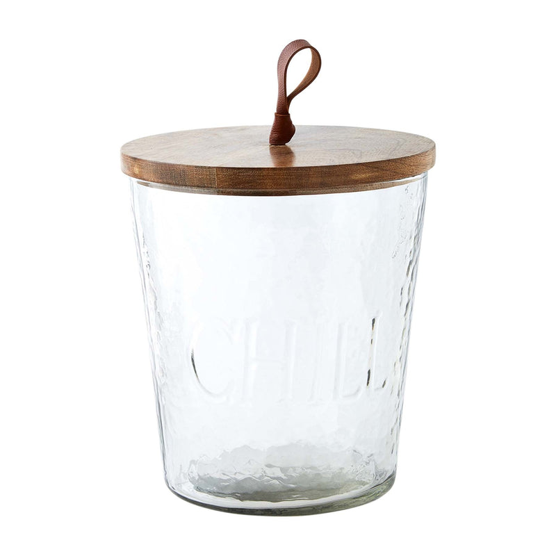 Mud Pie Textured Glass Ice Bucket