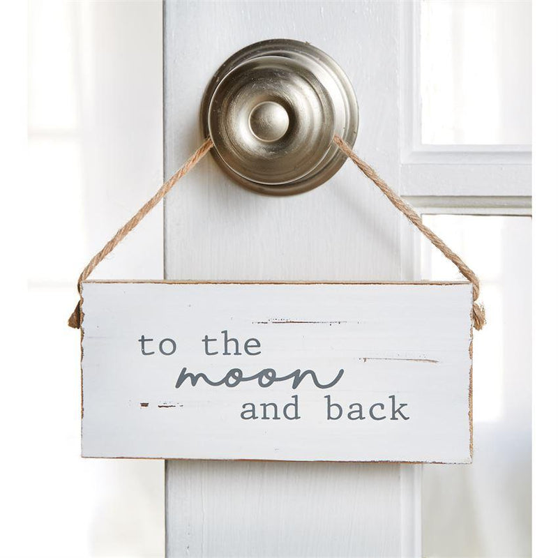 Nursery Decoration Distressed Wood Door Hangers