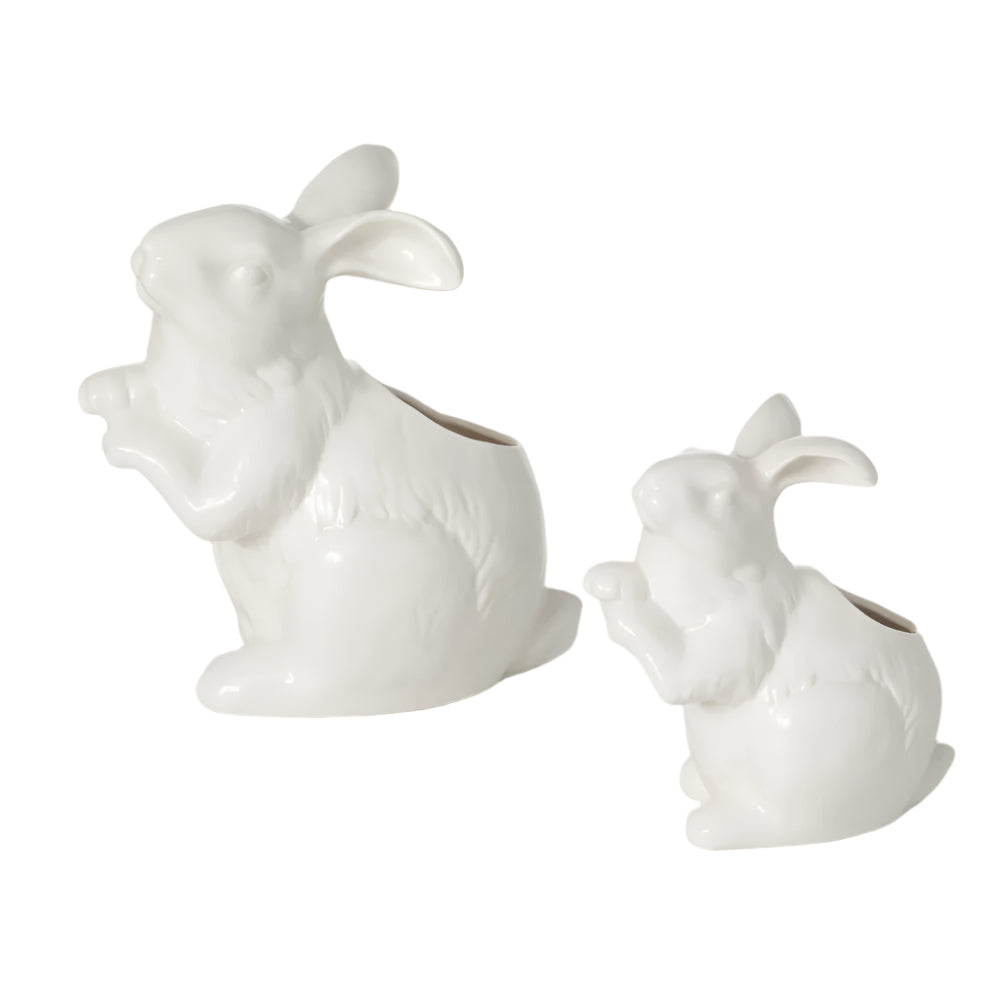 White Bunny Container | Putti Fine Furnishings