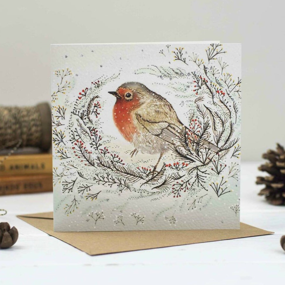 Nesting Robin Greeting Card