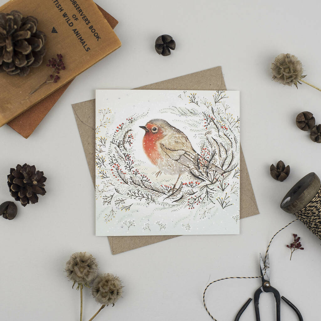 Nesting Robin Greeting Card