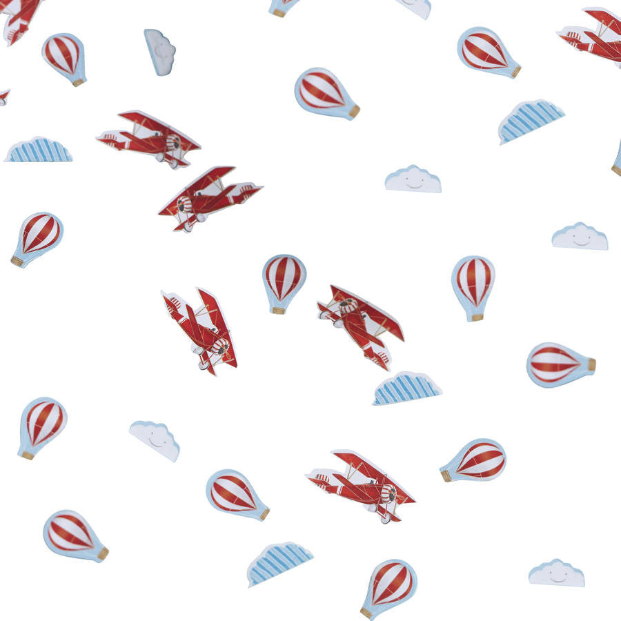 "Flying High" Vintage Aeroplane - Table Confetti, GR-Ginger Ray UK, Putti Fine Furnishings