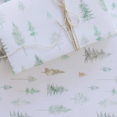 Peaceful Forest Gift Wrap Roll | Putti Christmas Canada