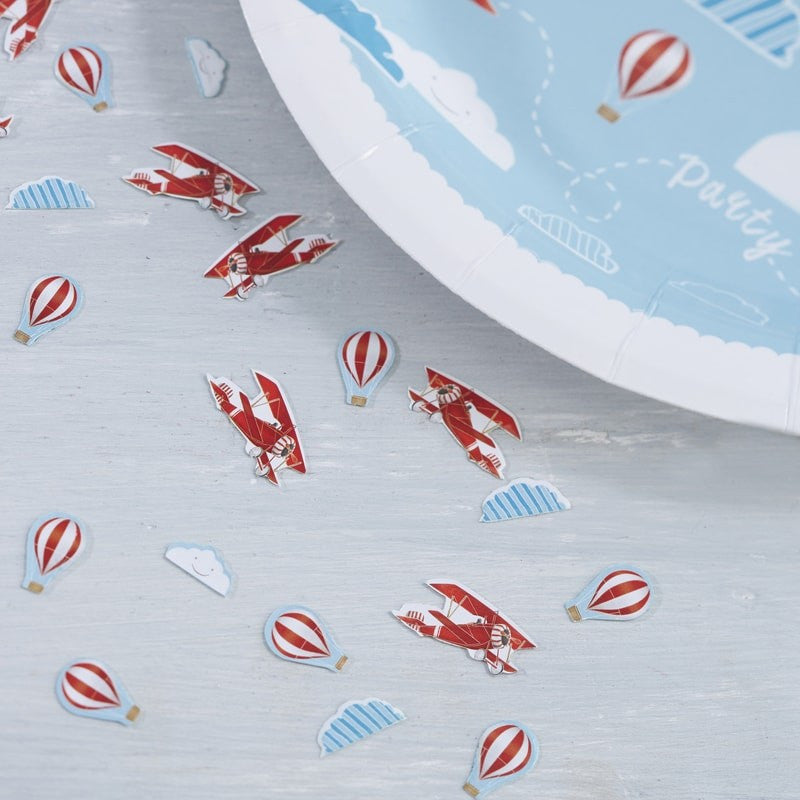 "Flying High" Vintage Aeroplane - Table Confetti, GR-Ginger Ray UK, Putti Fine Furnishings