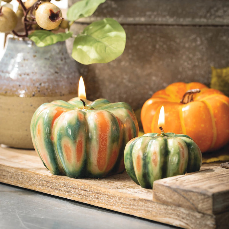 Vance Kitra Green Pumpkin Candle | Putti Fine Furnishings