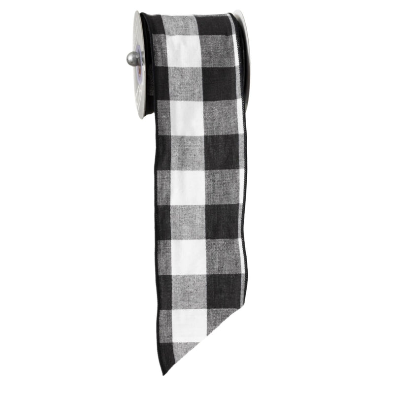 Wide Buffalo Plaid Ribbon