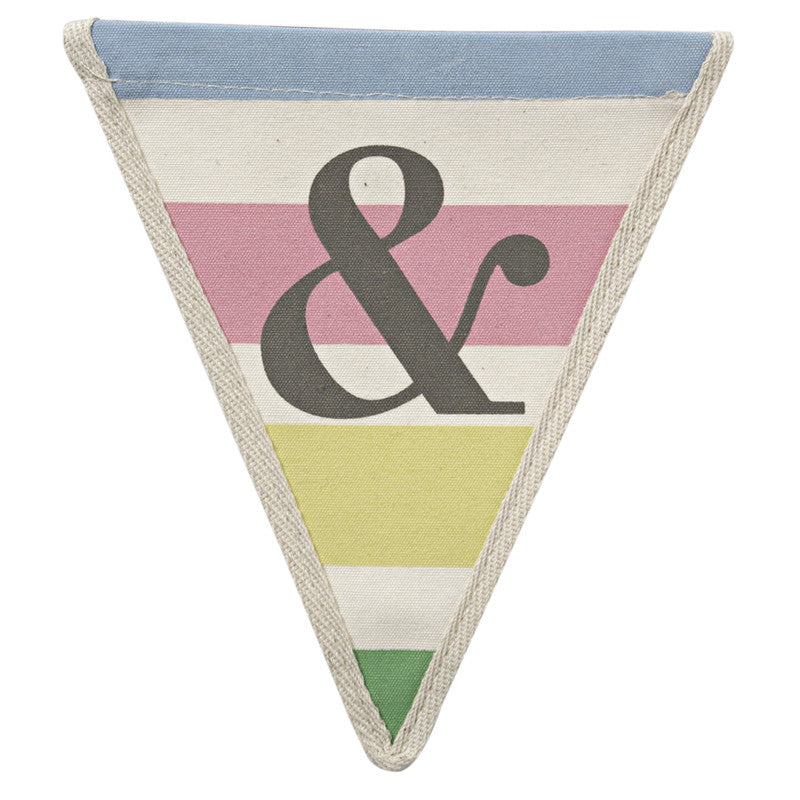 Meri Meri Alphabet Bunting - Ampersand &, MM-Meri Meri UK, Putti Fine Furnishings