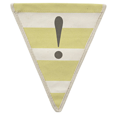Meri Meri Alphabet Bunting - Exclamation Point!, MM-Meri Meri UK, Putti Fine Furnishings