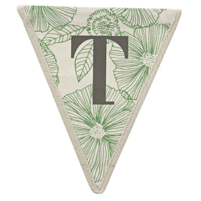 Meri Meri Alphabet Bunting - Letter T, MM-Meri Meri UK, Putti Fine Furnishings