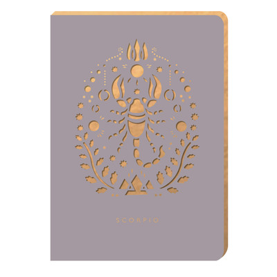 Portico Designs Zodiac Small Notebook - Scorpio | Putti Fine Furnishings