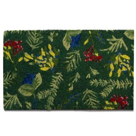 Tag Ltd. Winter Sprig Coir Doormat | Putti Christmas Door Mats