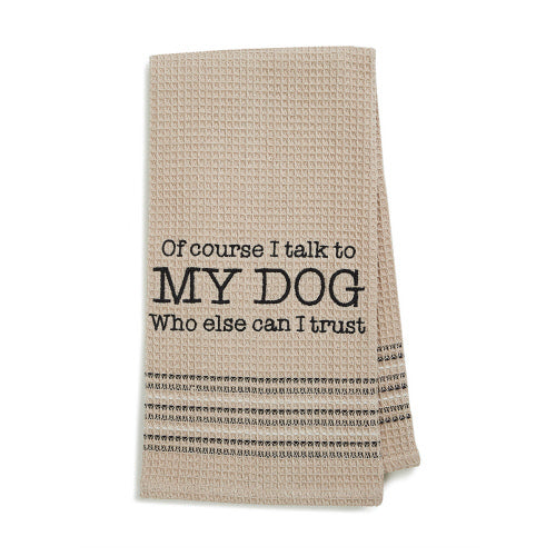 Dry Wit Towel - My Dog - Putti Fine Furnishings Canada