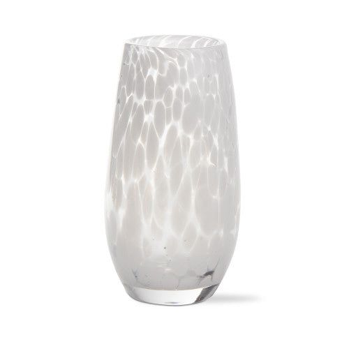 White Confetti Highball Glass