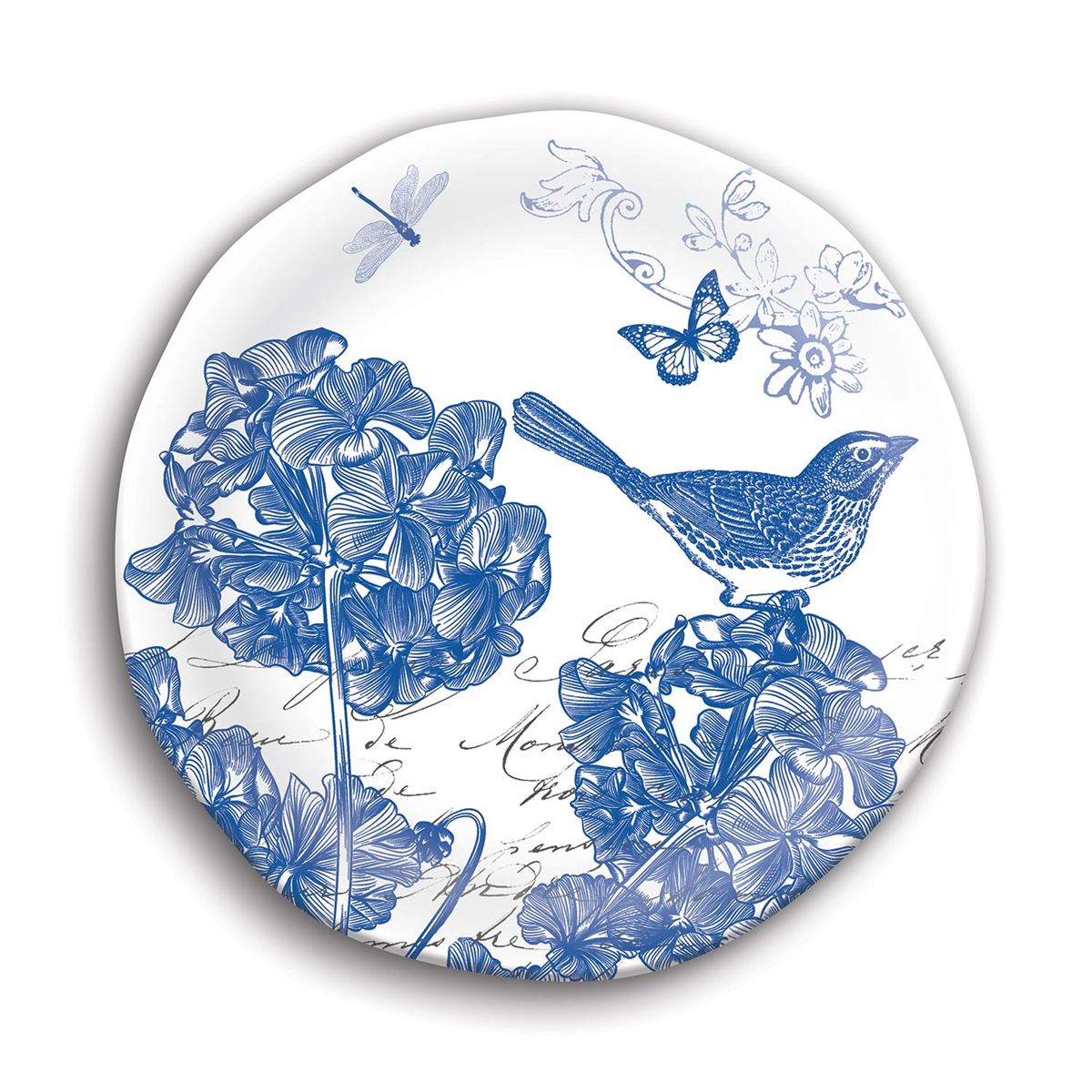 Indigo Cotton Melamine Accent Plate Set, MDW-Michelle Design Works - David Youngston, Putti Fine Furnishings