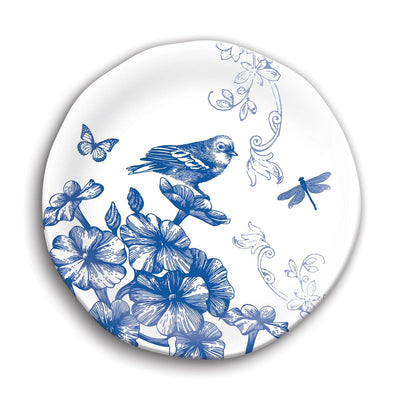 Indigo Cotton Melamine Accent Plate Set, MDW-Michelle Design Works - David Youngston, Putti Fine Furnishings