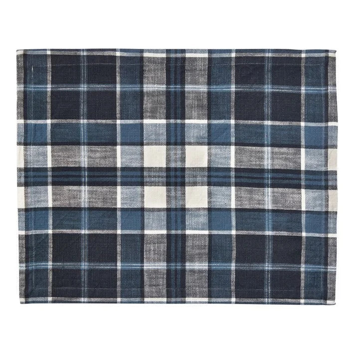 Blue Plaid Tablecloth