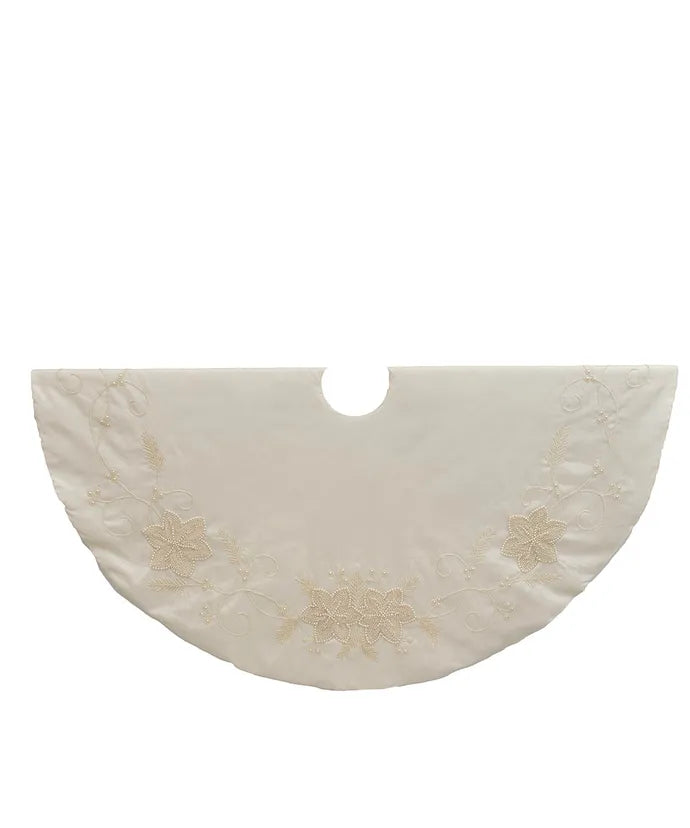 Pearl Beaded Tree Skirt