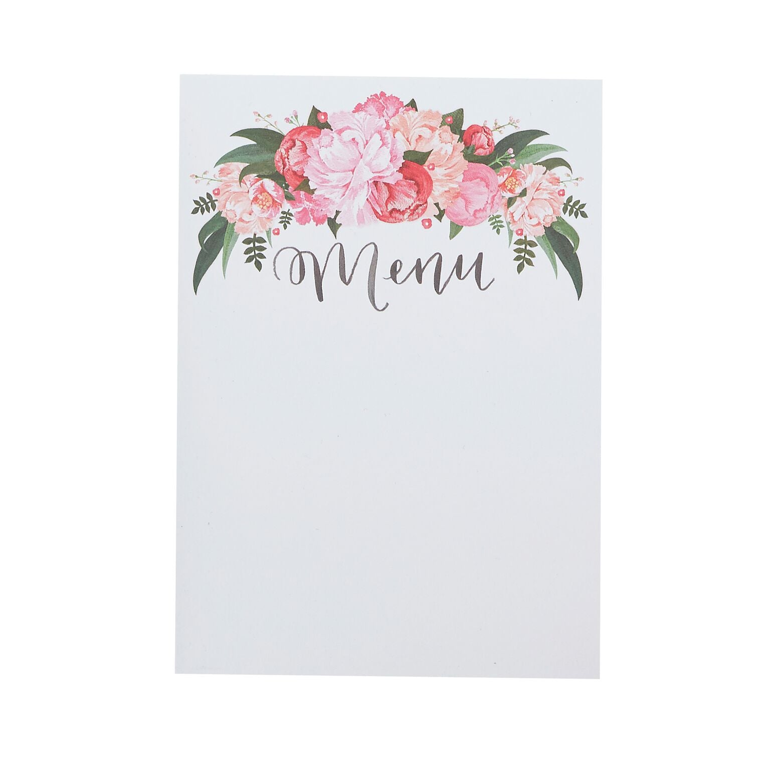 "Boho" Floral Menu Cards, GR-Ginger Ray UK, Putti Fine Furnishings