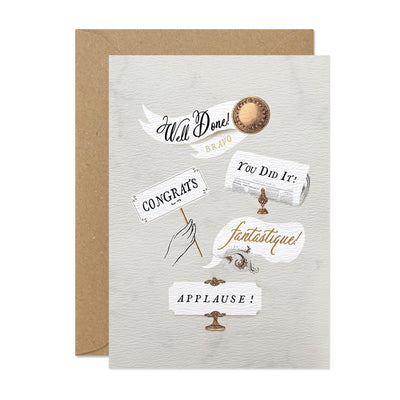 Well Done Signs Greeting Card