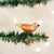 Glass Bird Christmas Ornaments