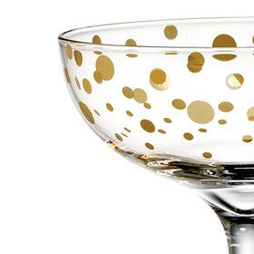 Gold Dot Glassware