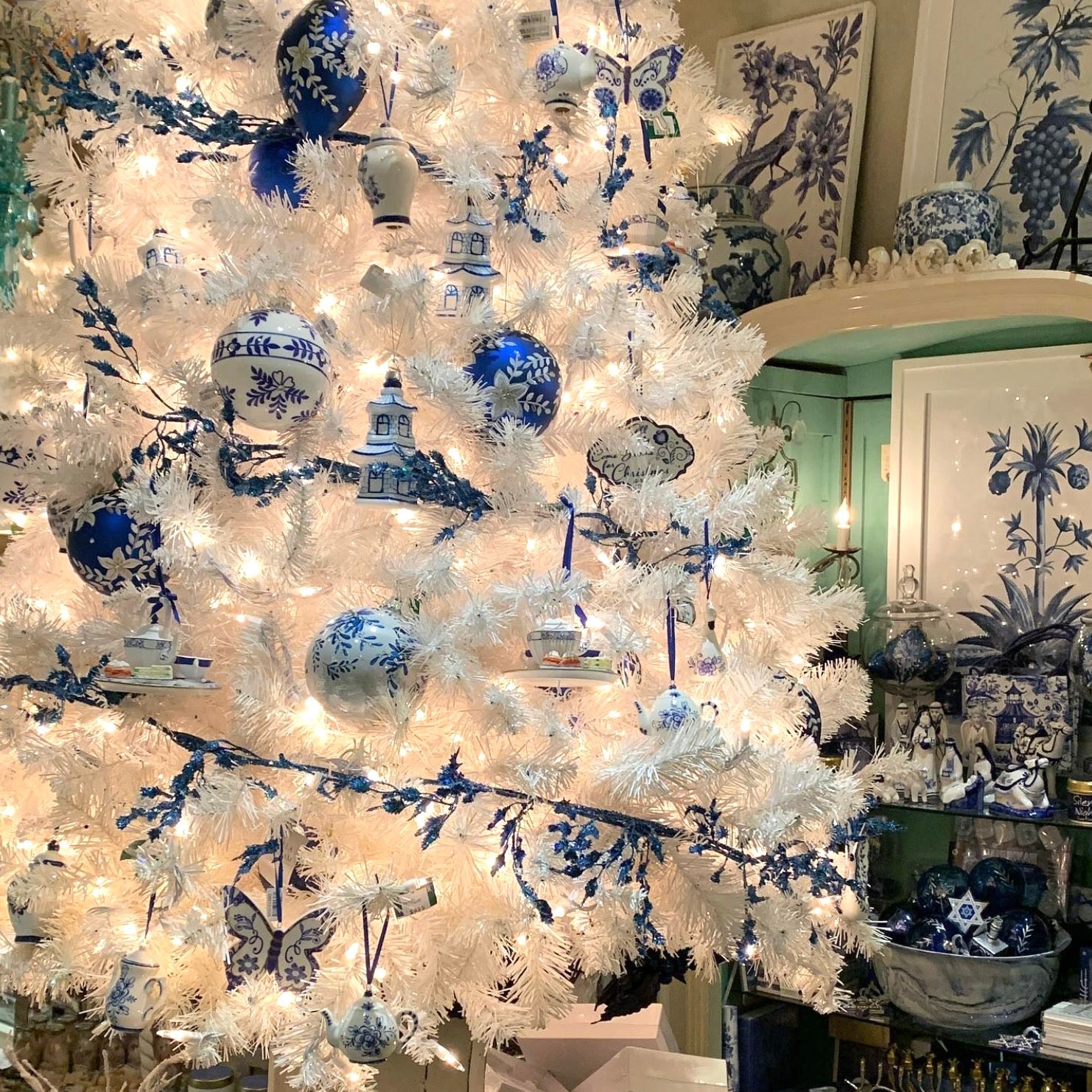 Indigo Dreams Chinoiserie Christmas