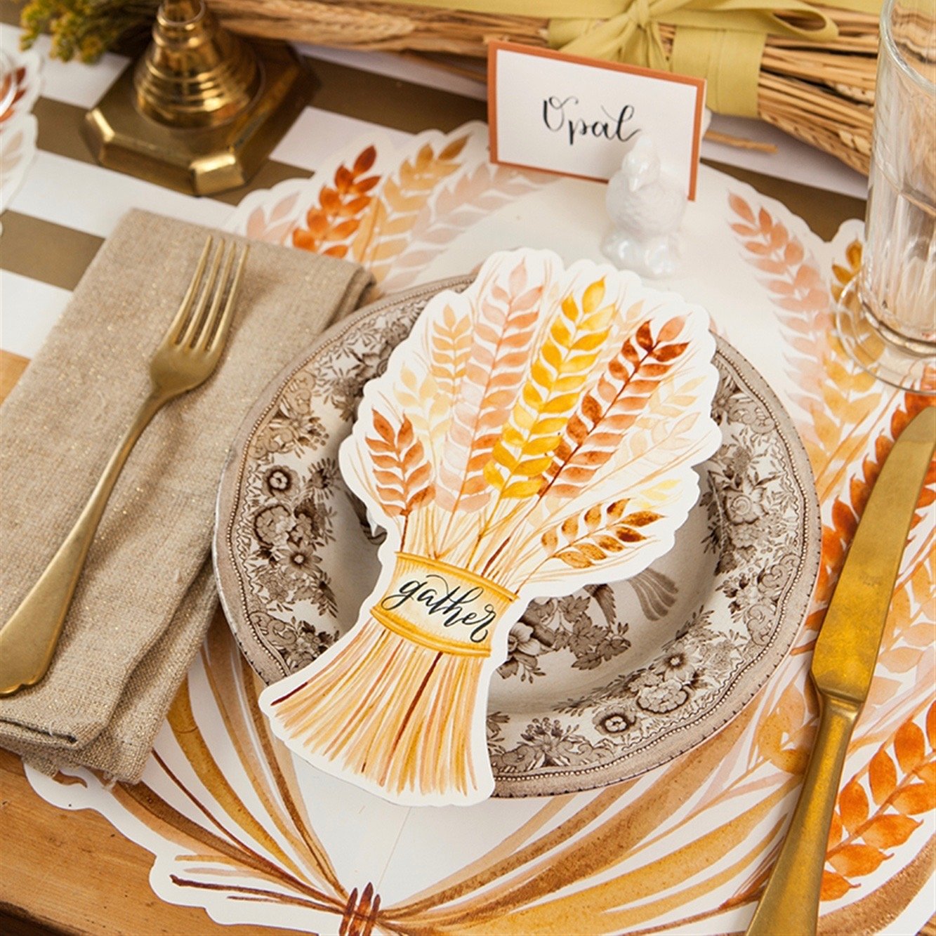 Thanksgiving Paper Placemats & Runners