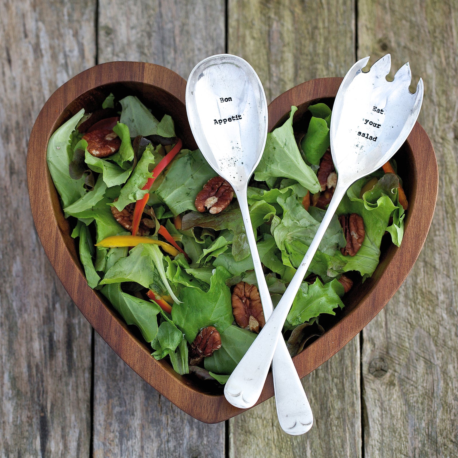 La De Da Living with Vintage Salad Servers