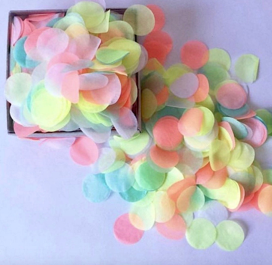 Confetti &amp; Table Scatter