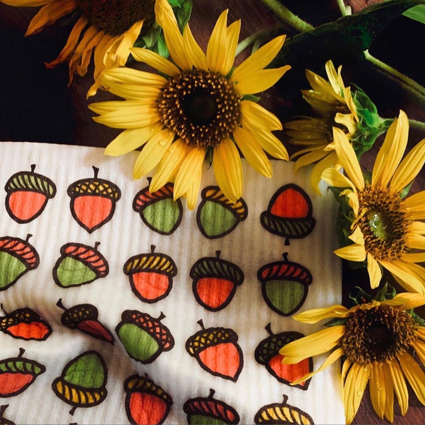 Thanksgiving & Autumn Swedish Dish Cloths and Sponges