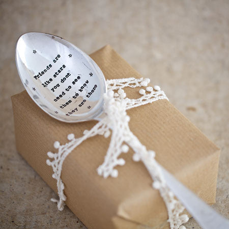La De Da Living with Vintage Hand Stamped Serving spoons