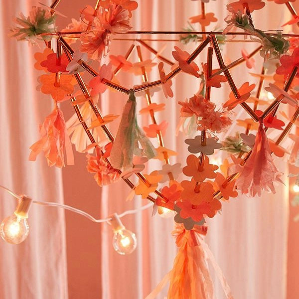 Paper Chandeliers